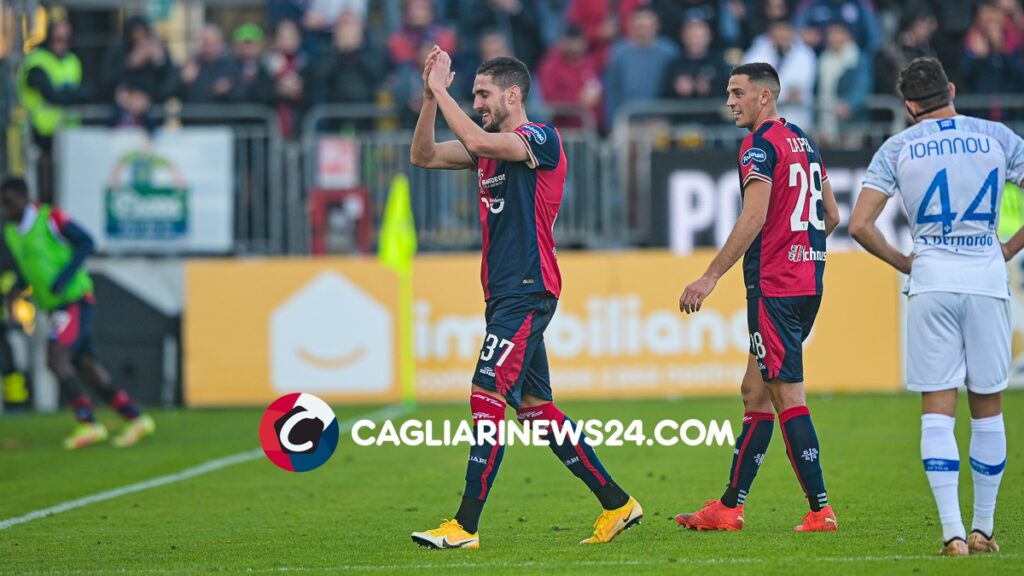 Cagliari Azzi è in grado di creare seri pericoli alla retroguardia del