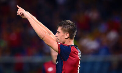 piatek genoa esultanza agosto 2018