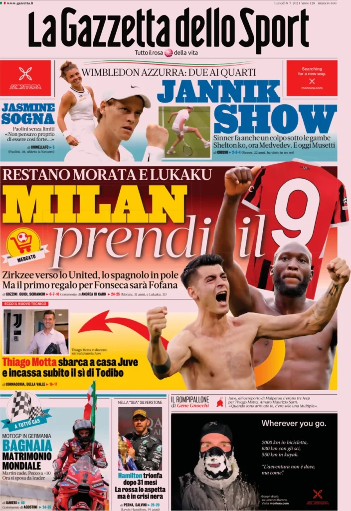 la gazzetta dello sport 050806853