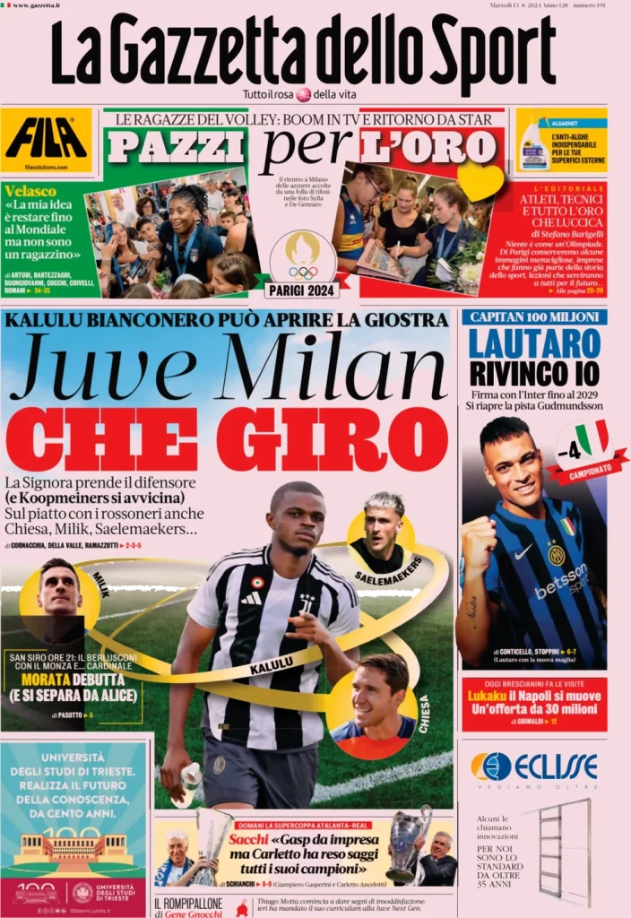 la gazzetta dello sport 051203730