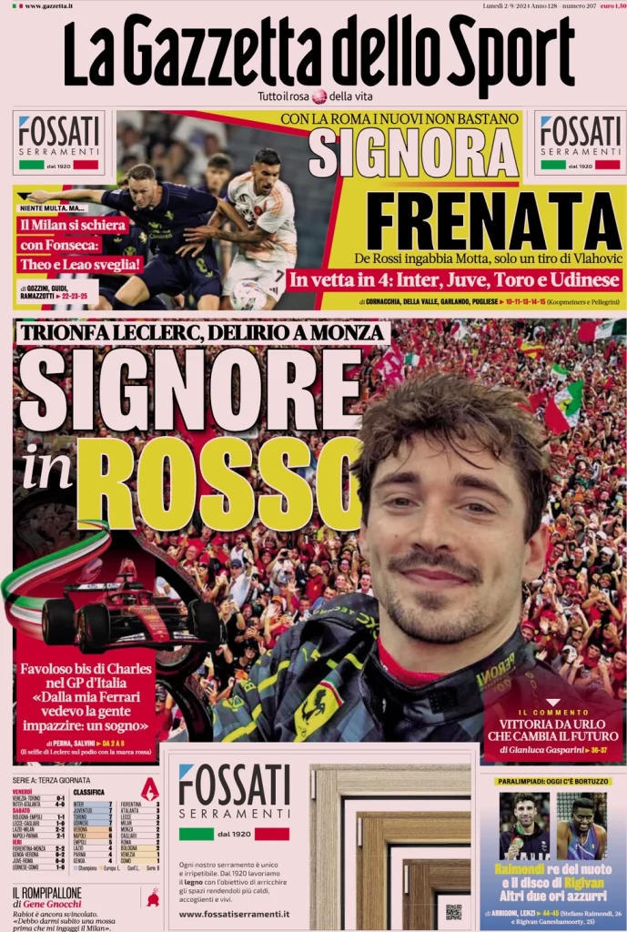 la gazzetta dello sport 063110380