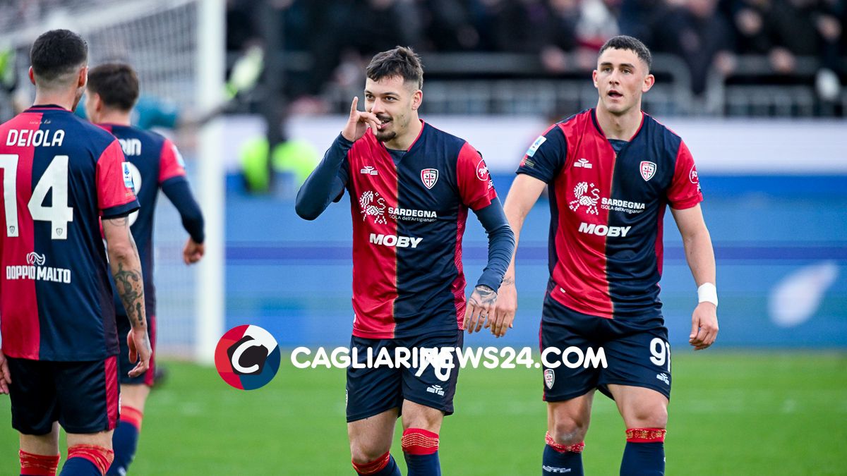 Gaetano gol Cagliari Lecce Piccoli