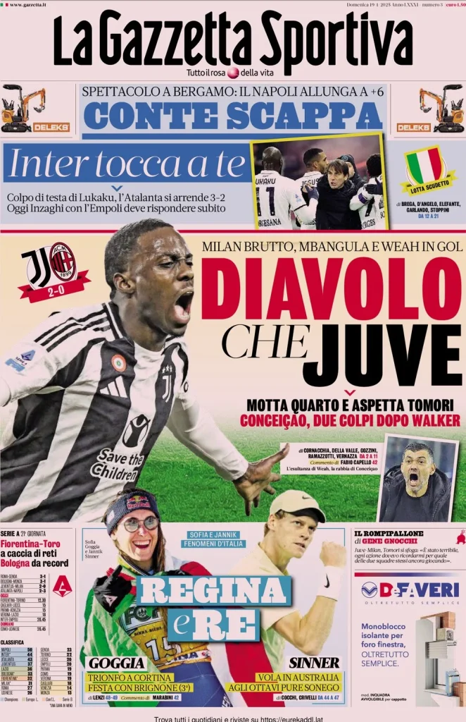 la gazzetta dello sport 065416332