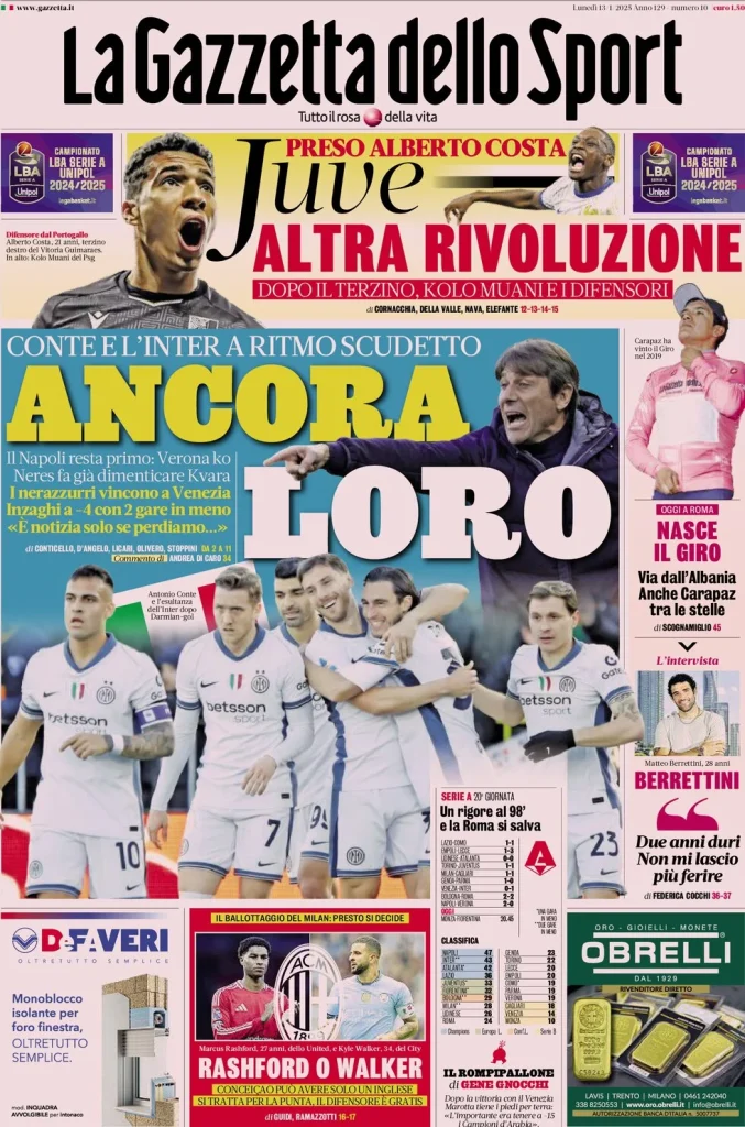 la gazzetta dello sport 071853259