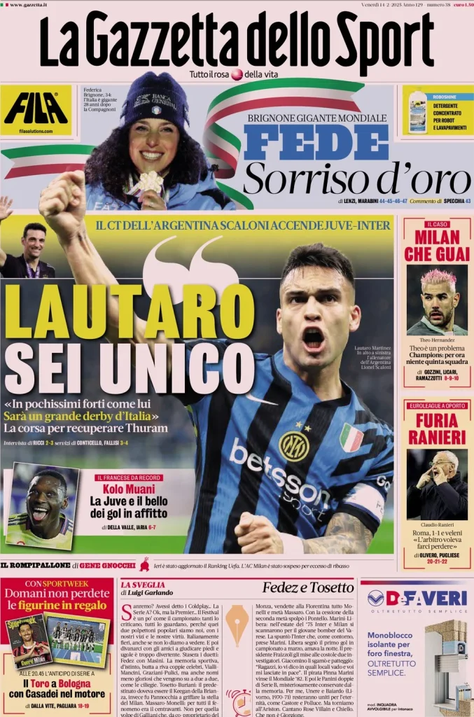 la gazzetta dello sport 060827430