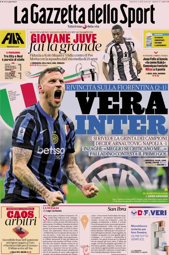 la gazzetta dello sport 070829651