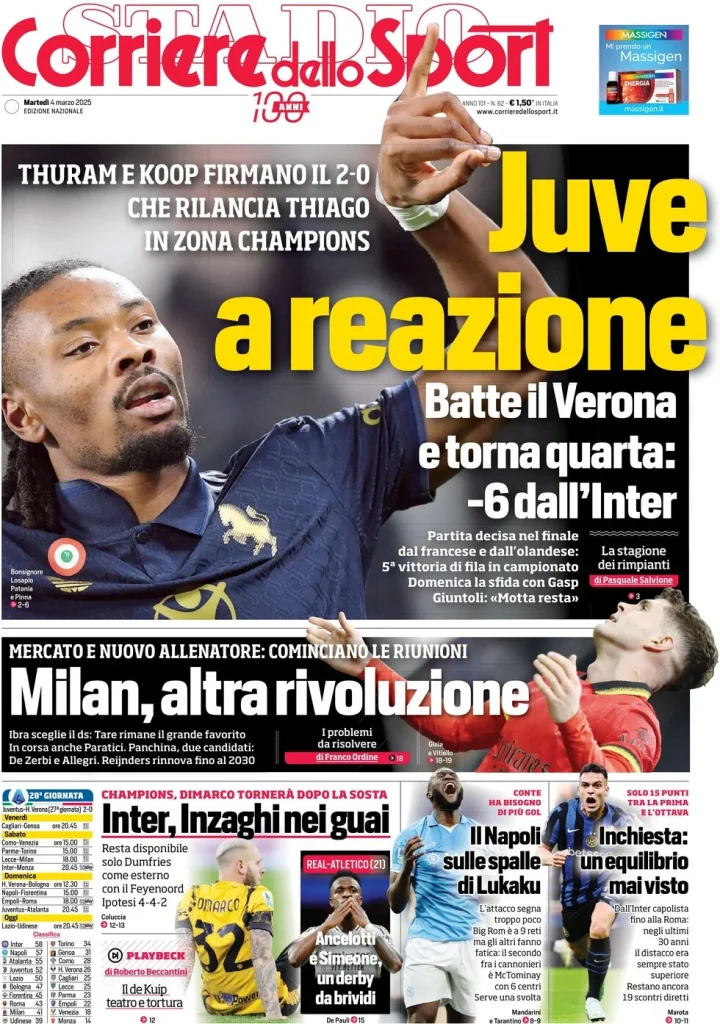 corriere dello sport 021219207