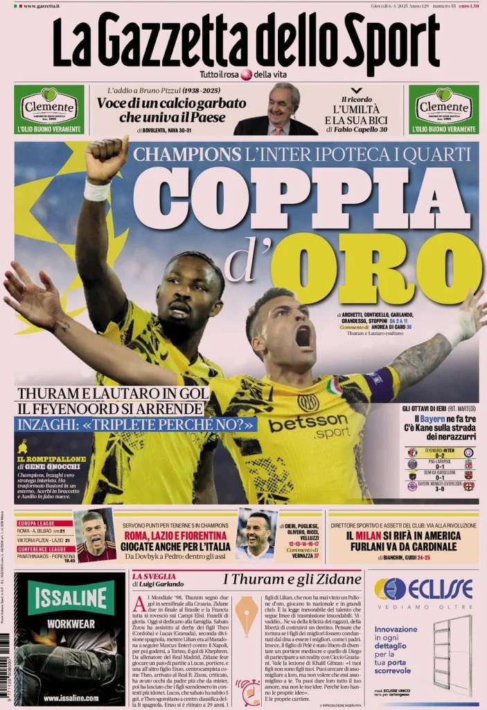 la gazzetta dello sport 031513266