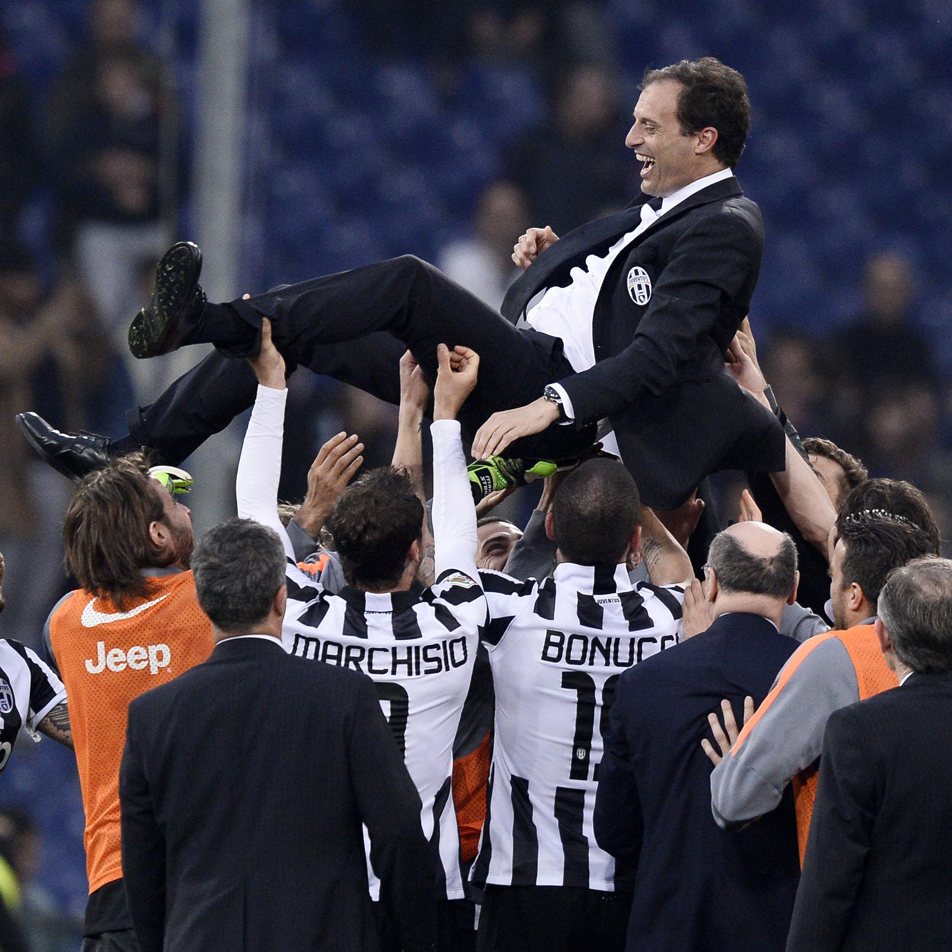 allegri juventus esultanza maggio 2015 ifa