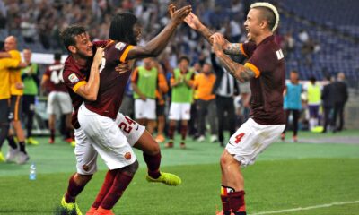 gervinho nainggolan esultano roma agosto 2014 ifa