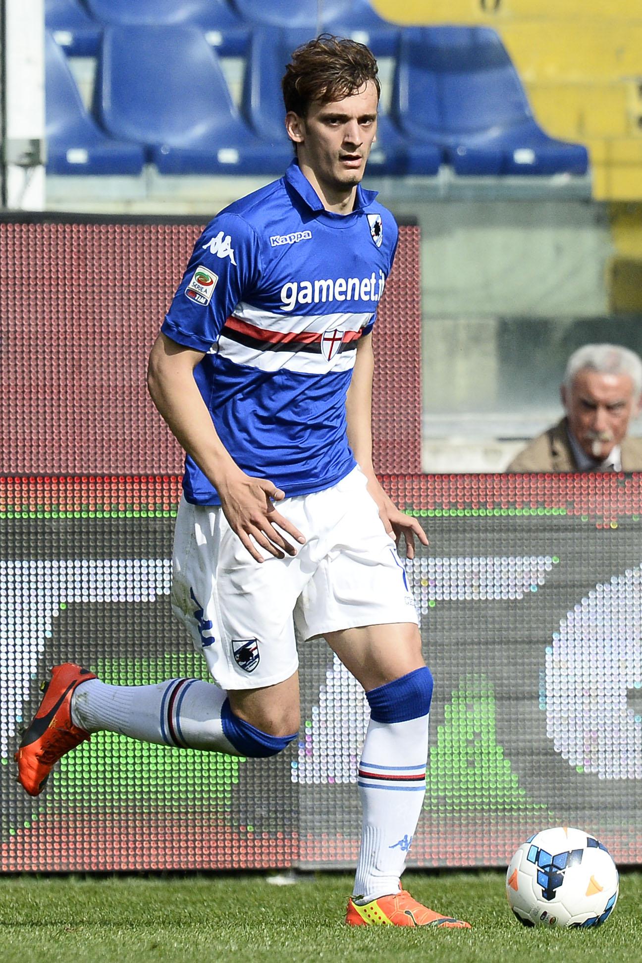 gabbiadini azione sampdoria marzo 2014 ifa