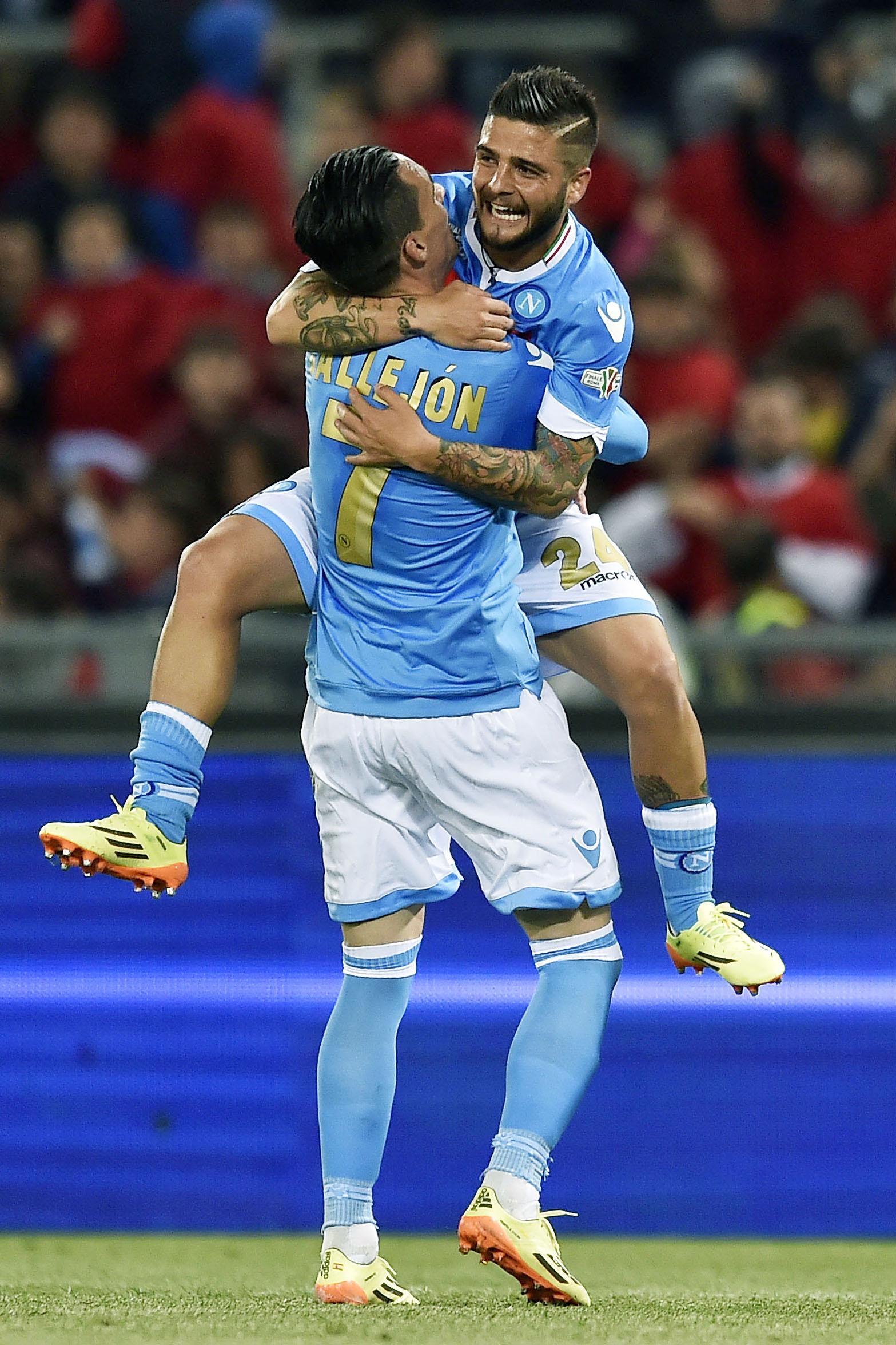 insigne callejon esultano napoli coppa italia maggio 2014 ifa