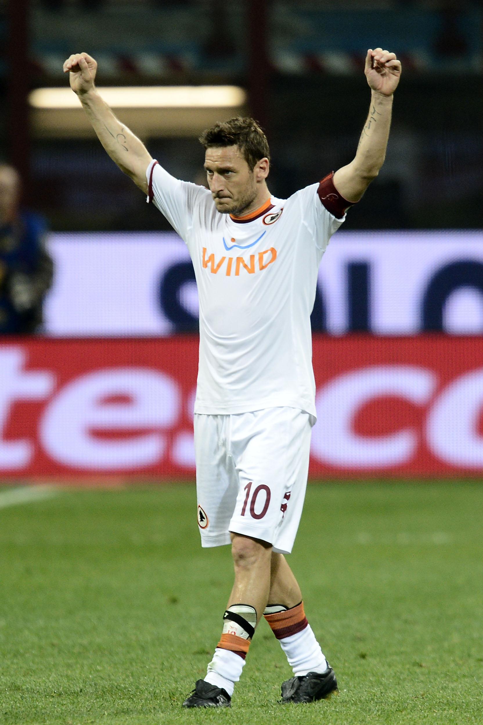 totti francesco away roma 2013 (braccia al cielo) ifa